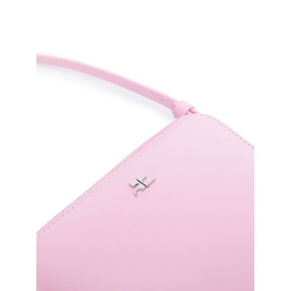 Pink Leather Mini Shoulder Bag - Picture 3 of 4